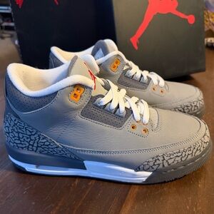 VNDS Nike Air Jordan 3 Retro in the "Cool Grey" Colorway - 7M or 9W